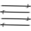 Gardening Stakes Metal Practical Design For Tent Fixing 4pcs 6