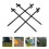 Gardening Stakes Metal Practical Design For Tent Fixing 4pcs 11