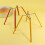 2 pezzi scaffali in chiffon pieghevoli con gambe in acciaio e silicone 3