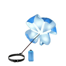 Adjustable Speed Parachute For Football Agility Training, Fitness Running Parachute, Blue Sports Obstacle Tool