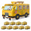 10 unidades lembrancinhas ônibus para doces e decoração 10
