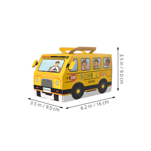 10 unidades lembrancinhas ônibus para doces e decoração 1