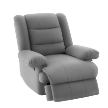 (Grey) Manual Reclining Sofa with Backrest