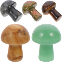5Pcs Rustic Stone Adornments Potted Plants Decor For Micro Landscape