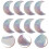 8 Unidades Pratos Lunar Para Festas E 8