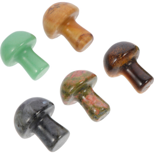 5Pcs Rustic Stone Adornments Potted Plants Decor For Micro Landscape 2