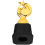 Troféu De Plástico Tamanho M Para 11