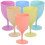 6 stk. Sekt-, Likör-, Cocktail- und Saftgläser, 7