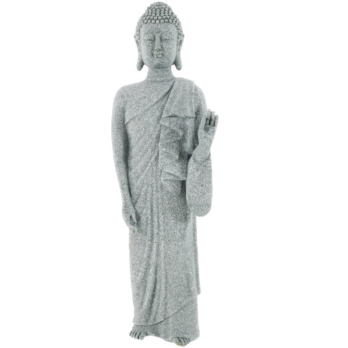 Stilvolles Aquarium Buddha , Sandstein Grau 1