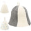 3pcs Felt Sauna Hats Bath Hats 5