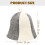 3pcs Felt Sauna Hats Bath Hats 2