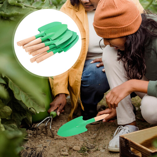 10 handvat schopjes voor en 1