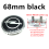 Opel, 4 sztuki, 68 mm, czarny 1