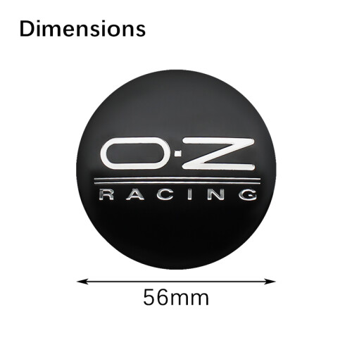 Samochód wyścigowy Oz, 56 mm, czarno-czerwony 2