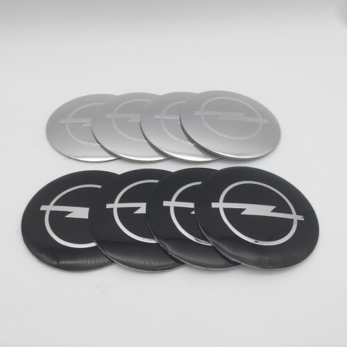 Samochód Opel, naklejka czarna 56mm 1