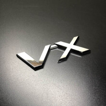 Emblemat ABS 3D na tylną klapę, chromowany, pasuje do Vx