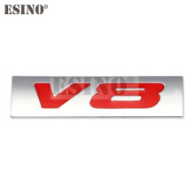 Stylizacja 3D V6 V8 4x4 Logo Metal Stop cynkowy, V8 2