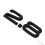 Czarny dla Audi A3 A4 A5 A6 A7 A8 Q3 Q5,2.8 1