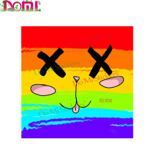 Naklejka dekoracyjna "Miłość LGBT Gay" na samochód, kamper, 25 cm, styl 12