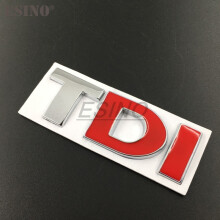 Emblemat ze stopu cynku na bagażniku samochodu TDI Turbo z bezpośrednim wtryskiem, tył, styl nadwozi