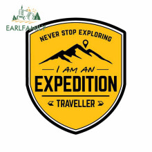 Naklejka na samochód Expedition Travel Never Stop Exploring JDM, tył pojazdu terenowego, 13 cm, YT-9