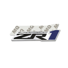 Naklejka LS3 6.2L V8 Grill Emblem na tylną klapę samochodu, przód, 2