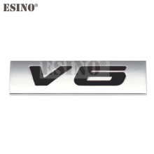 Stylizacja 3D V6 V8 4x4 Logo Metal Stop cynkowy, V6 1