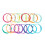 Elastic Colorful Rainbows Badminton String Multipurpose-Black 2