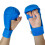 Foam Padded Karate Practice Gloves Outer Shell-Blue L 1