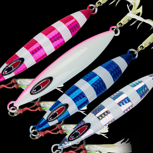Fishing Jigging Hook-Fully luminous 100g Front fish skin doub 2