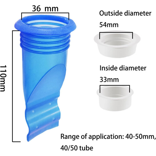 2Pack Shower Floor Drain Backflow Preventer Odor-Proof Floor Leak Silicone Core Sewer Odor Proof Drainage Insert Plug Deodorization Drain Cores 1