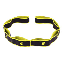 Stretching Strap Yoga Stretch Strap Highly Elastic-Yellow