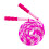 Jump Rope for Kids Soft Beaded Segmented Skipping Rope-Rose red 1