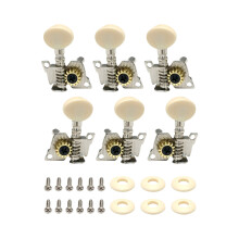 Set of 6 Metal Guitar Tuners Guitar Tailpiece Pegs Suitable for