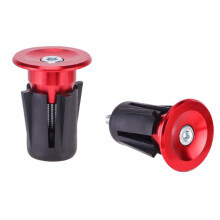 Aluminum Alloys Bike Handlebar End Plugs Bicycles Grip-Red