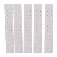 100Pcs Acupunctures Beads Ear Acupunctures Patches Clear-gold