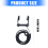 Swimming Nose Clip with Lanyard Practical Floating Nose-Black 3