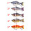 Multi Jointed Swimbaits Swimming Lures with Treble Hook-5 6
