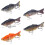 Multi Jointed Swimbaits Swimming Lures with Treble Hook-5 4