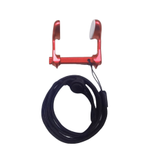 Swimming Nose Clips with Lanyard Floating Nose Plugs Nose-Red