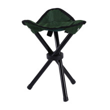 Tripod Stool Portable Seat Fishing Chair for BBQ-Green 22x36cm
