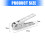 Compacts Heatproof Pans Clamps Portables-Silver with teeth 5