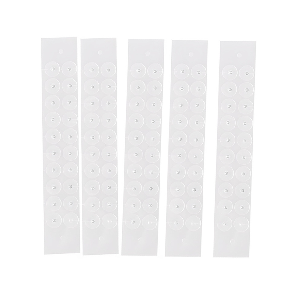 100Pcs Disposable Ear Sticker Acupunctures Beads-Pearl color