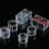 Portable Billiard Chalk Storage Box Clear Chalk-Two pieces 3