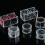 Portable Billiard Chalk Storage Box Clear Chalk-Two pieces 7