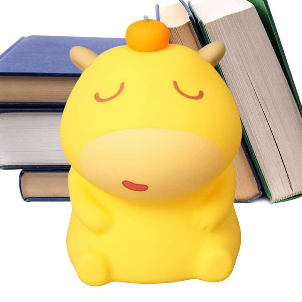 Silicone Night Light USB Capybara Lamp, Non-Toxic, Soft Glow For Kids Bedroom, Nursery, Living Room, Office, Party Decor-image-OPC-PKV5K5F-NEW