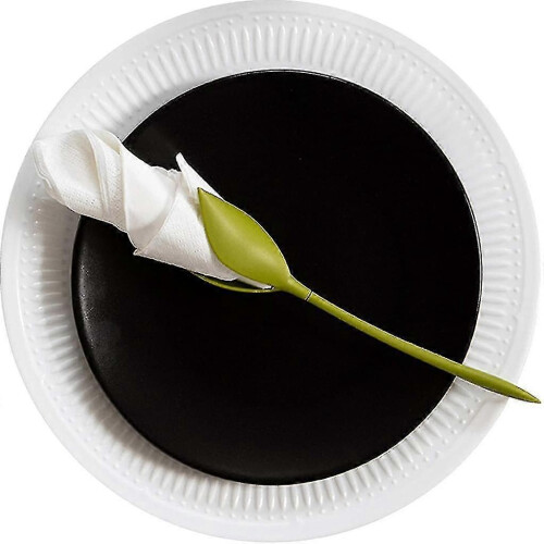 Pack of 20 plastic flower napkin holders for table 2