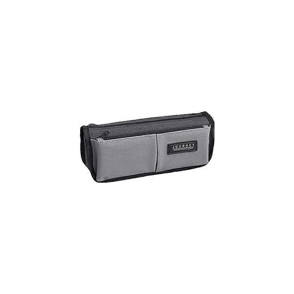Kikidex (As Show, One Size) Storage Pouch Marker Pen Pencil Case Simple Stationery Bag Holder For School And Office (Black) Black