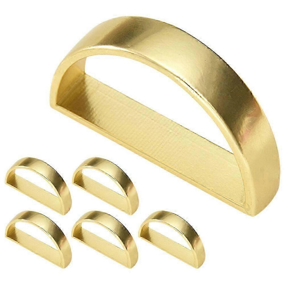Set of 6 D-shaped napkin rings, napkin buckles, napkin decorations, party supplies