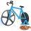 Bicycle Pizza Cutter, Funny Housewarming Gift (Blue) 1